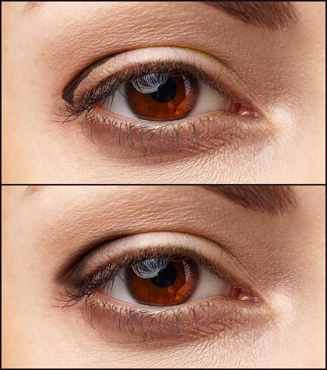 Ako zistiť, aký tvar oka. Príklady prác na korekcii tvaru očí. Hlboko posadené oči